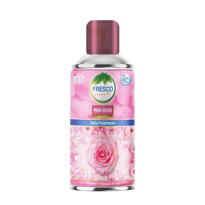 PINK ROSE Fresco Automatic Air Freshener Refill 300 ML Madina Gift