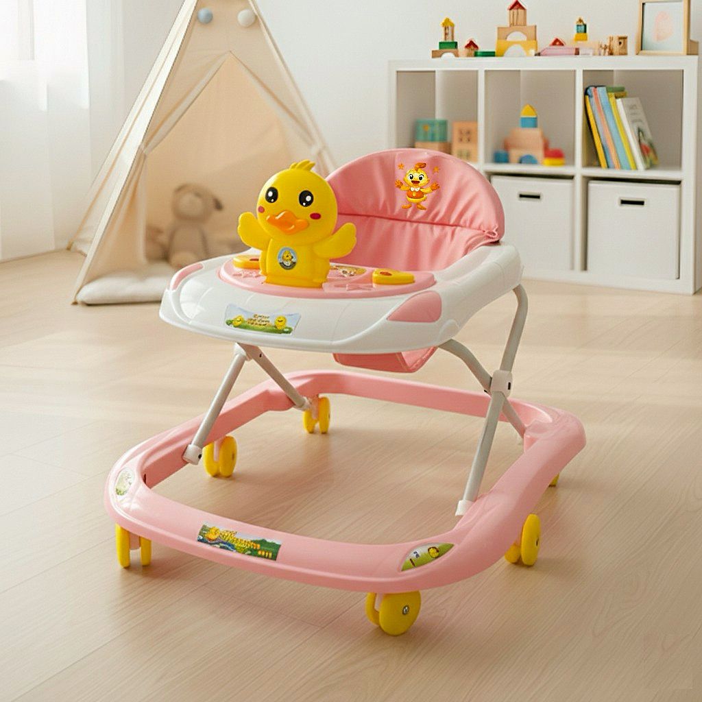 Playful Pink Chick Interactive Baby Walker Online in Karachi Pakistan madinagift.pk