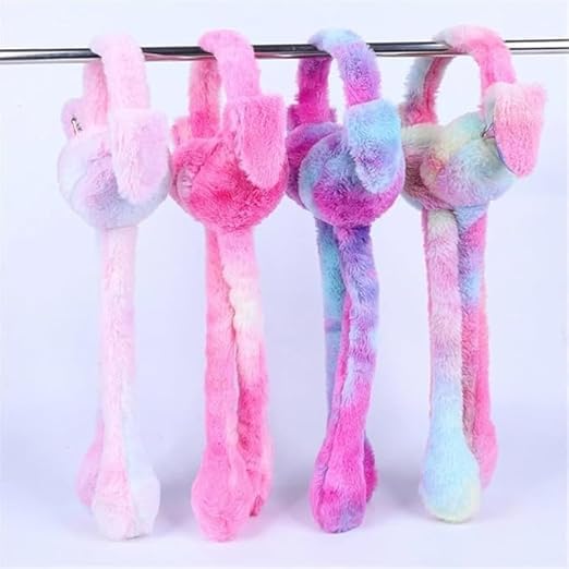 Plush Bunny Ear Muff Fluffy Rabbit Ear Headband Online in Karachi Pakistan Madina Gift