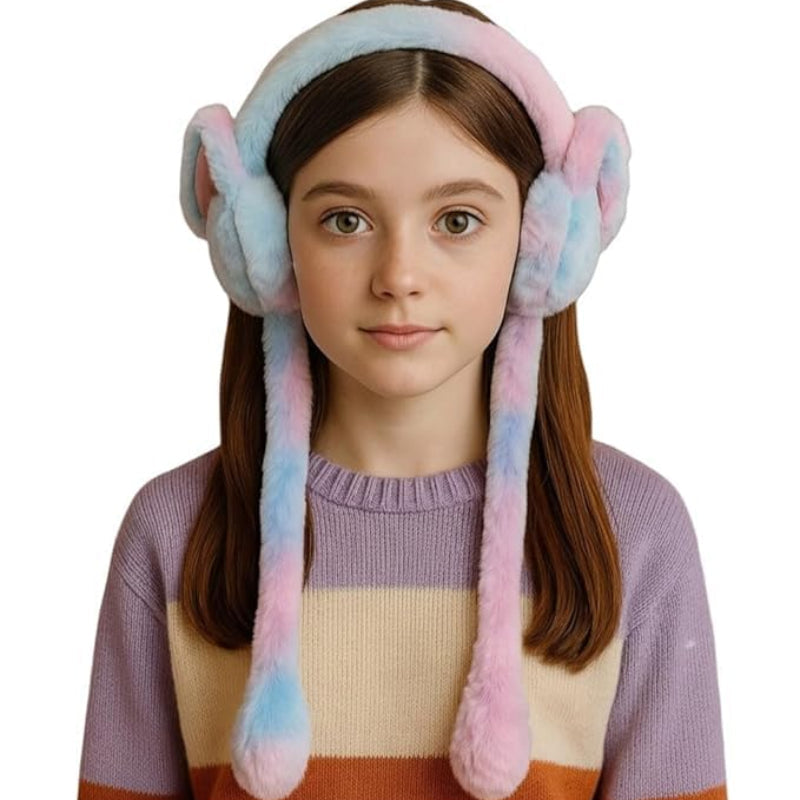 Plush Bunny Ear Muff Fluffy Rabbit Ear Headband Online in Karachi Pakistan Madina Gift