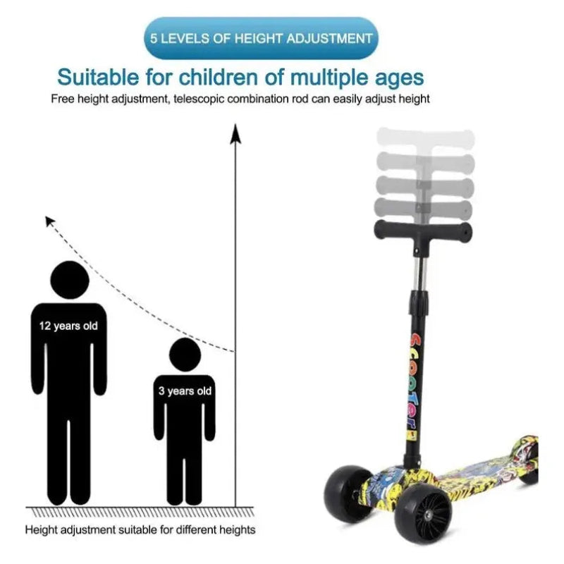 Premium Aluminum 3 Wheel Scooter with Equalized Stability 116 Scooty Online in Karachi Pakistan Madina Gift