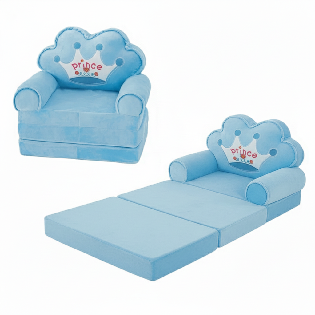 Prince Plush Baby Sofa Cum Bed For Kids Online in Karachi Pakistan Madina Gift
