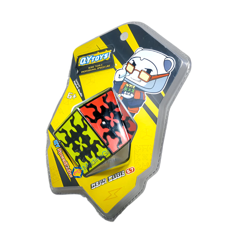 EQY821 Mind Game Problem Solving QY Speed Gear Cube 5.7 Puzzle Madina Gift