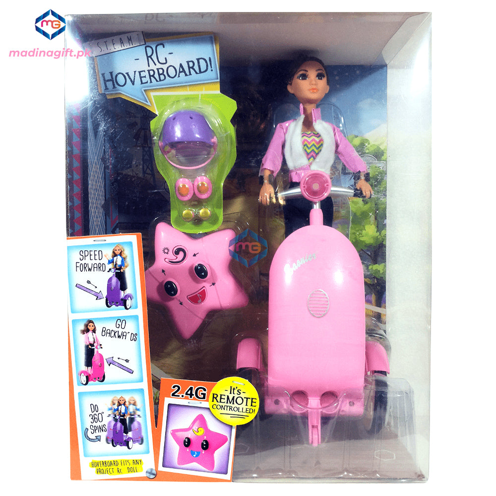 Remote Control Carolin Scooter Doll Set - JJ8856 - Madina Gift