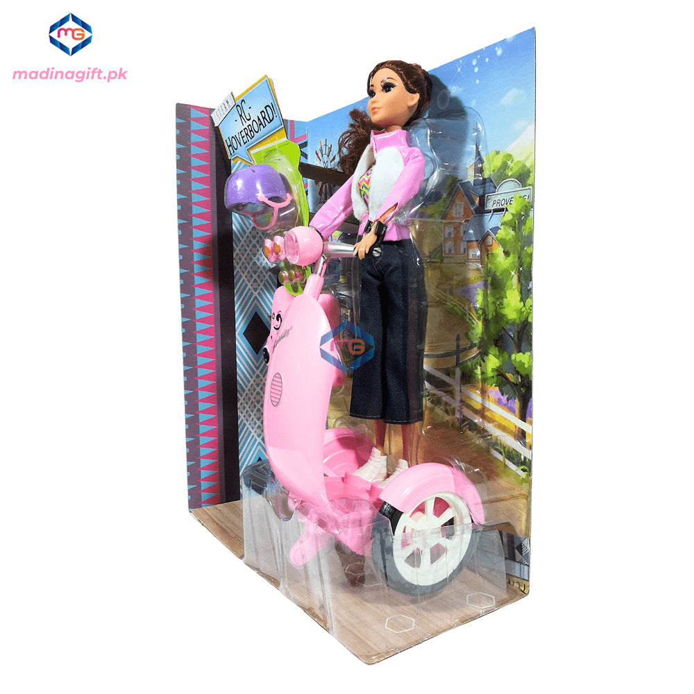 Remote Control Carolin Scooter Doll Set - JJ8856 - Madina Gift