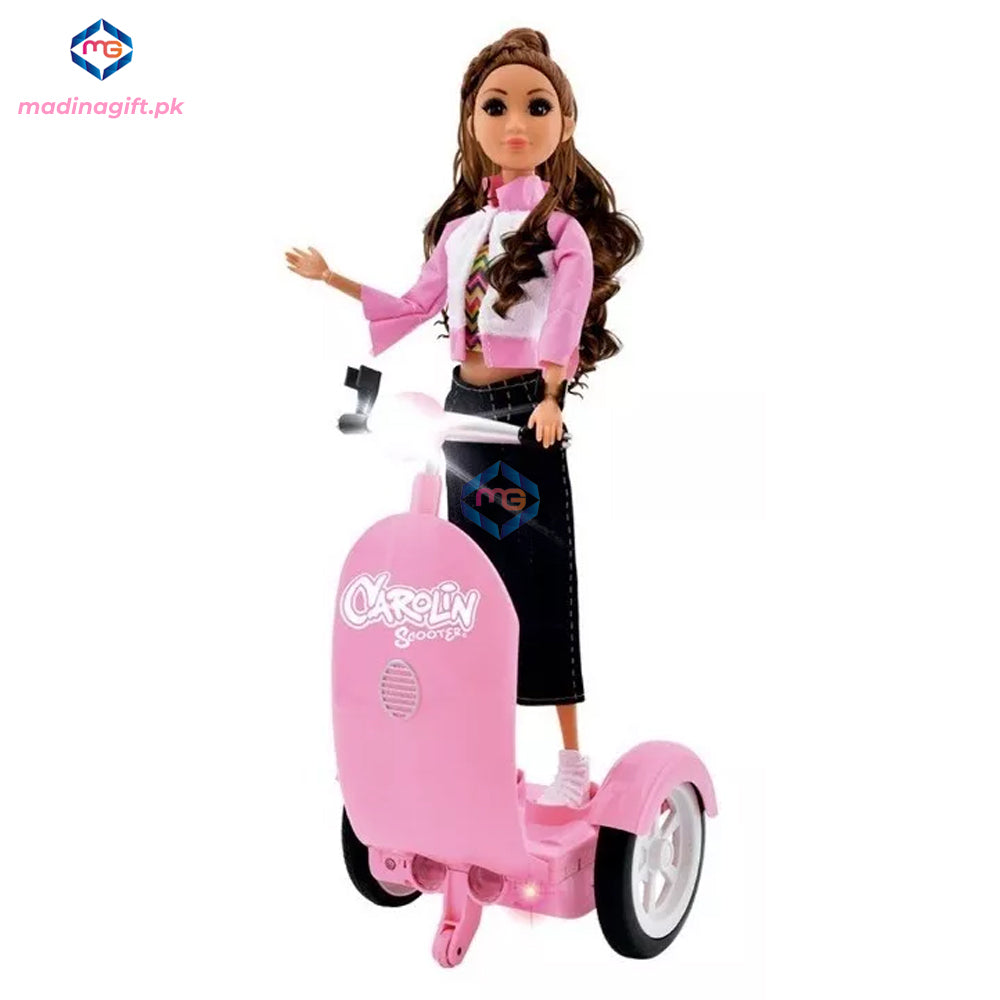 Remote Control Carolin Scooter Doll Set - JJ8856 - Madina Gift