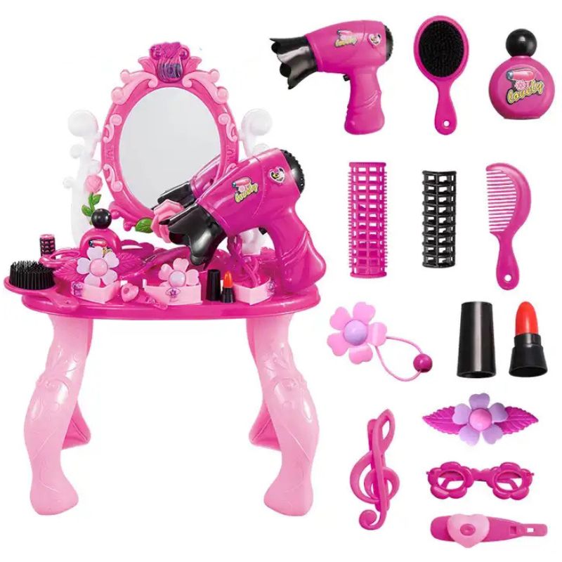 RX1700-6 Fashion Dressing Table Pretend Play Set For Kids - Madina Gift 