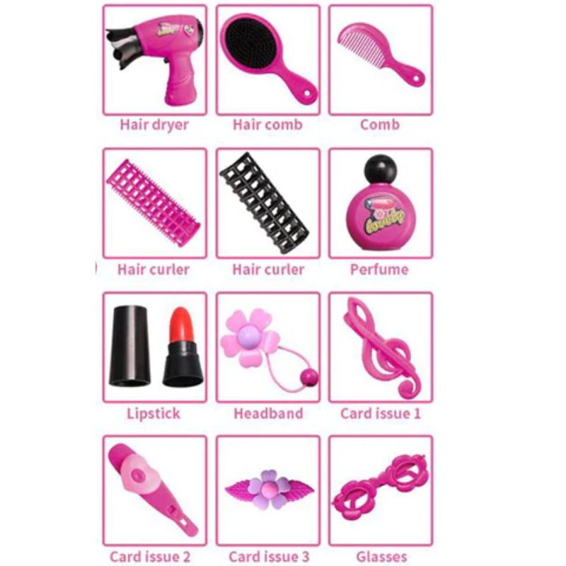 RX1700-6 Fashion Dressing Table Pretend Play Set For Kids - Madina Gift 