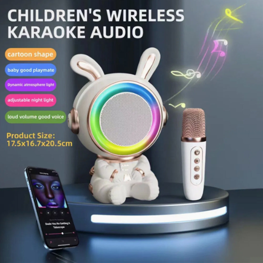 Cute Rabbit Mini Wireless Karaoke Speaker 10W GMJ9821 Madina Gift