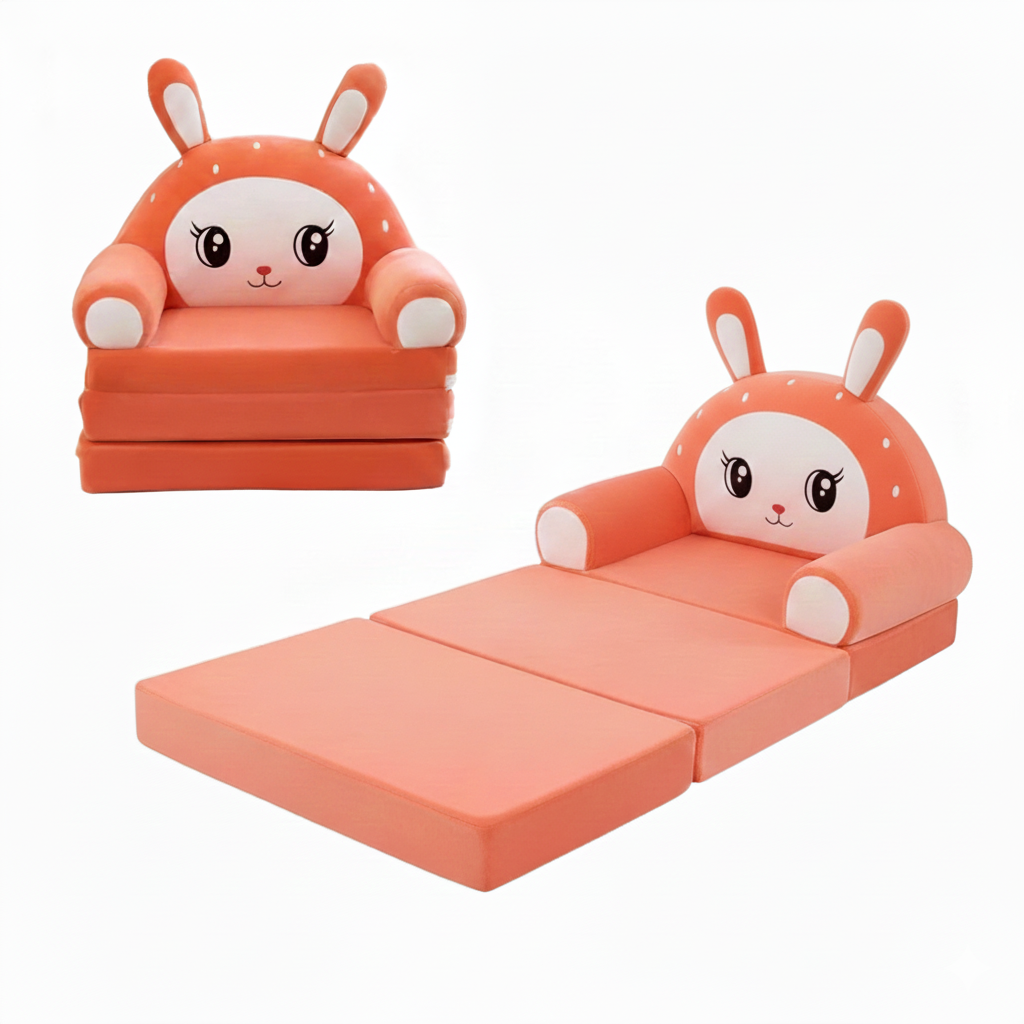 Rabbit Plush Baby Sofa Cum Bed For Kids Online in Karachi Pakistan Madina Gift