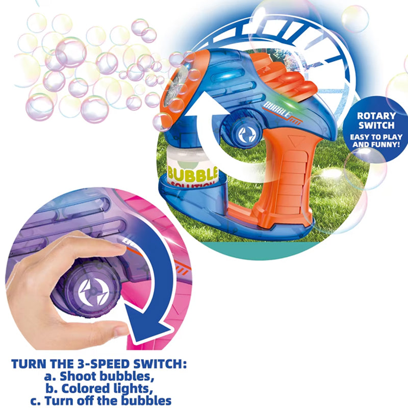 Racing Handle 3 Speed Bubble Gun P82058 Online in Pakistan Madina Gift