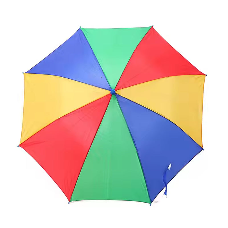 Multicolor Rainbow Umbrella with Whistle 34 Inches Online in Pakistan Madina Gift