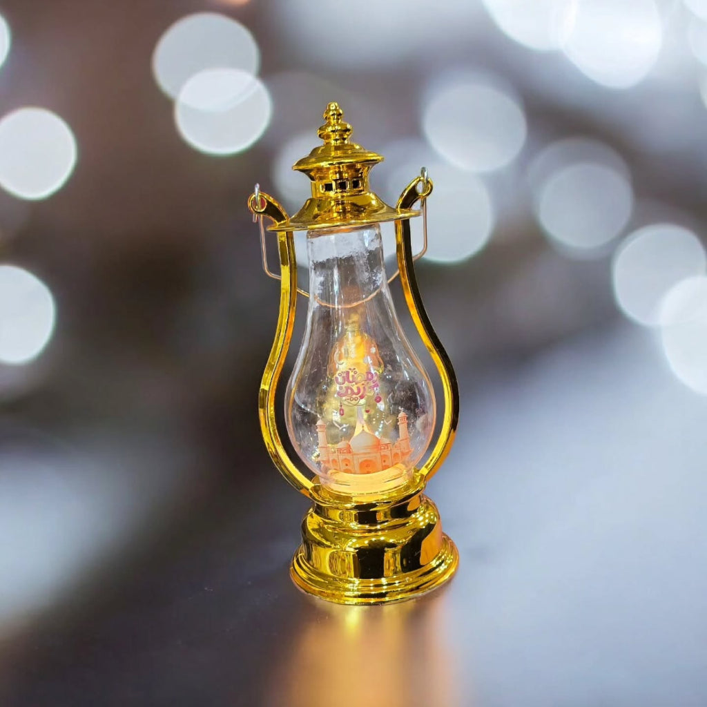 Ramzan Kareem Miniature Golden Lantern For Decor Online in Karachi Pakistan madinagift.pk