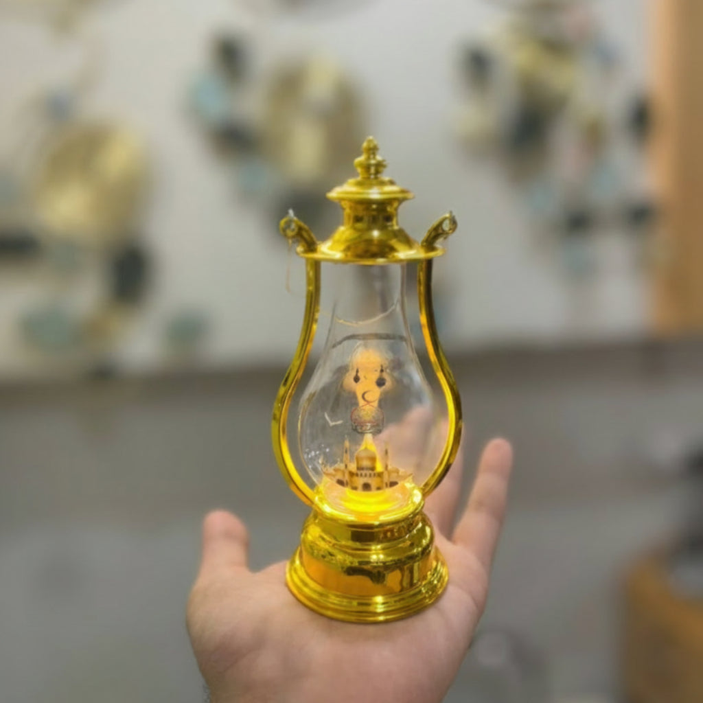 Ramzan Kareem Miniature Golden Lantern For Decor Online in Karachi Pakistan madinagift.pk