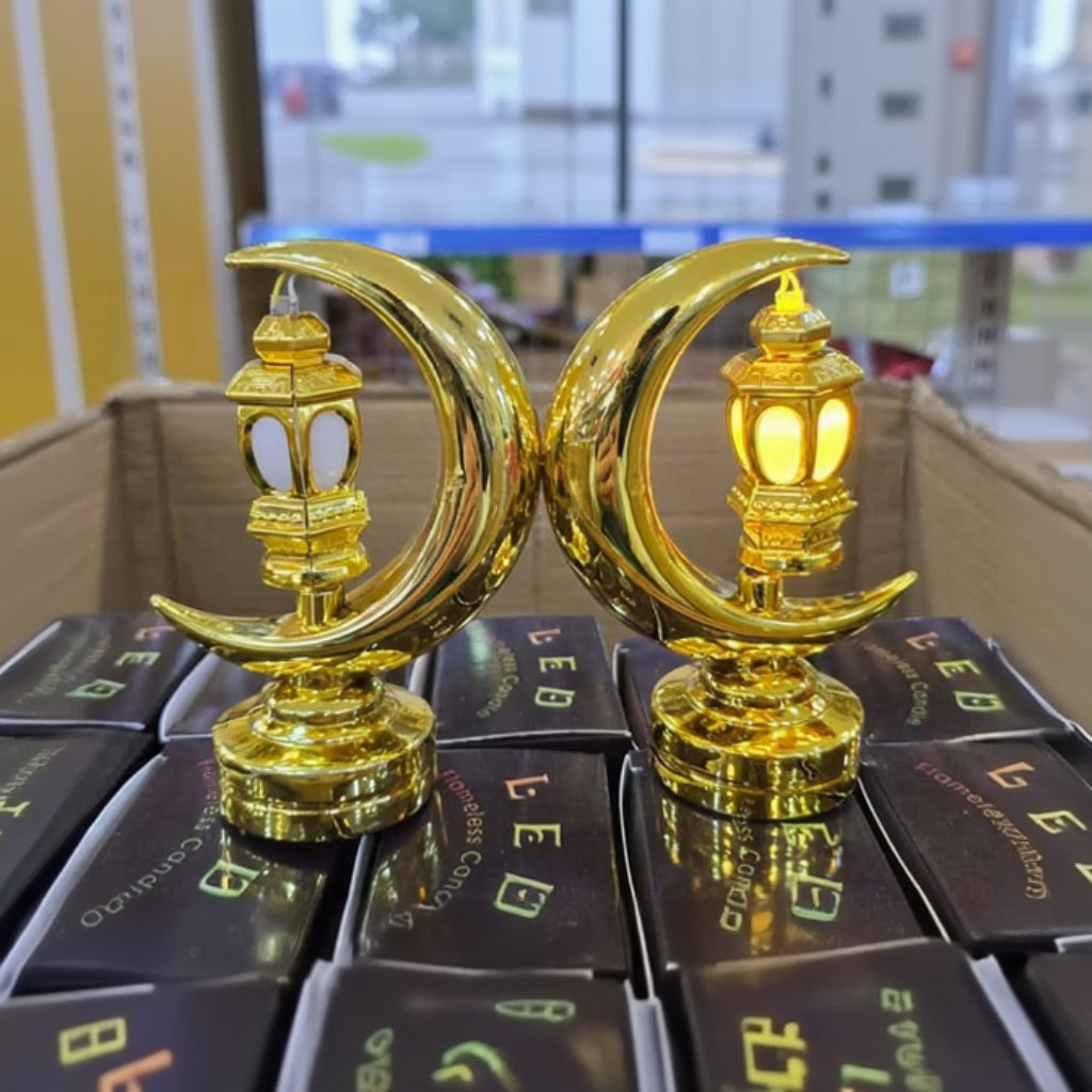 Ramzan Kareem Miniature Golden Moon Lantern Online in Karachi Pakistan madinagift.pk