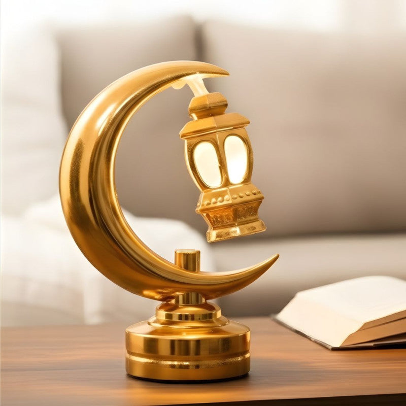 Ramzan Kareem Miniature Golden Moon Lantern Online in Karachi Pakistan madinagift.pk