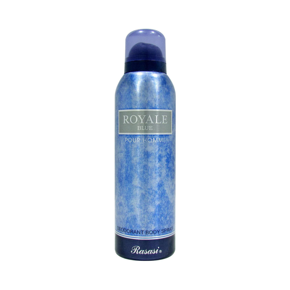 Rasasi Royale Blue Deodorant Body Spray For Men - Madina Gift