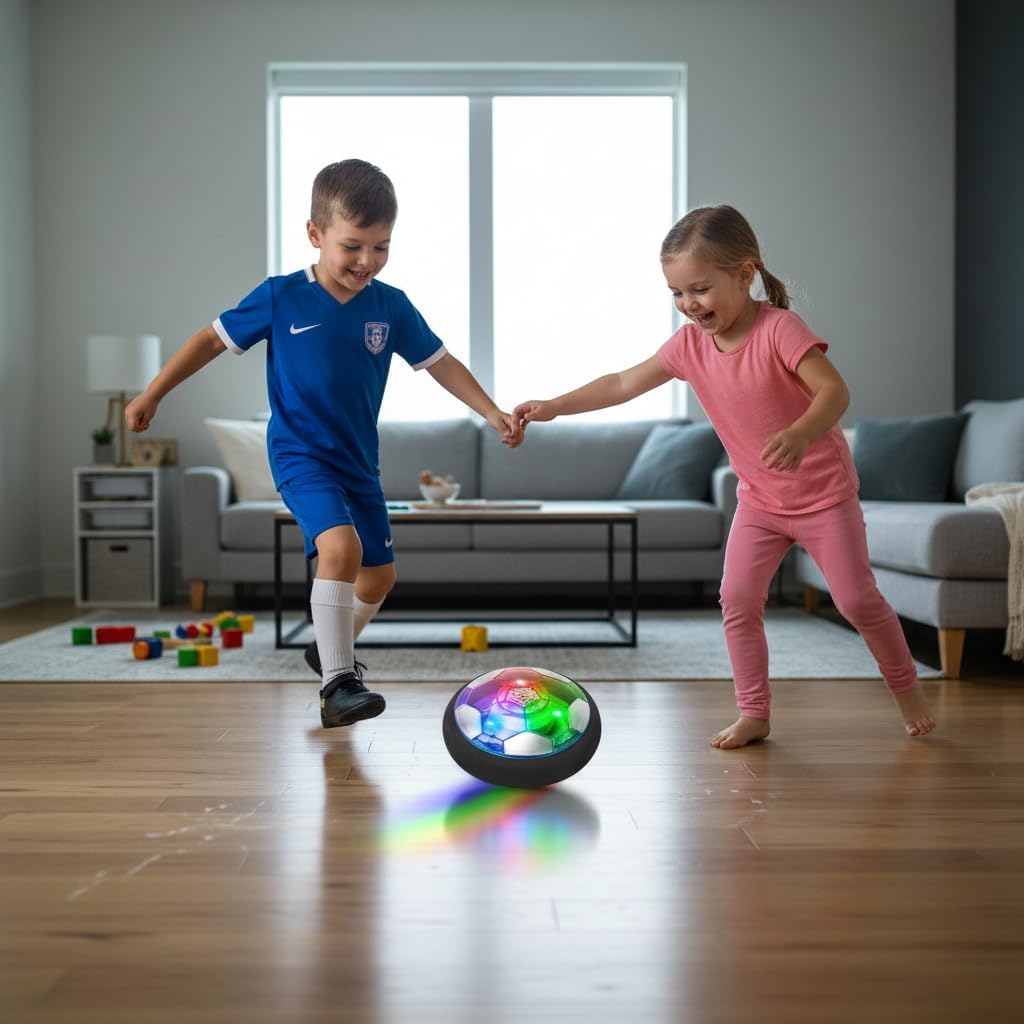 Rechargeable Hover Soccer Ball with LED Lights & Soft Foam Bumper Online in Pakistan Madina Gift