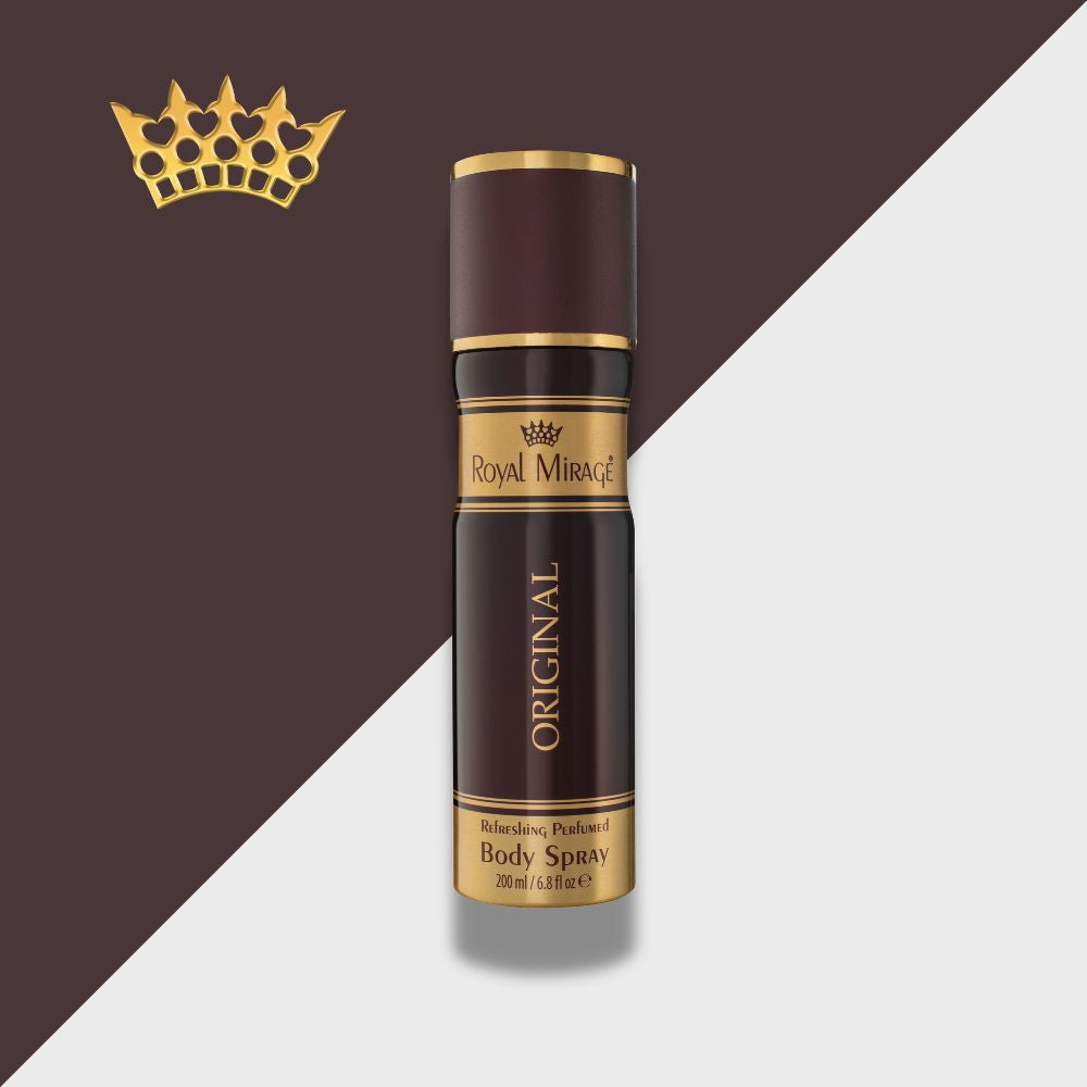 Royal Mirage Original Body Spray
Not just a fragrance, but a statement of individuality. USA Made