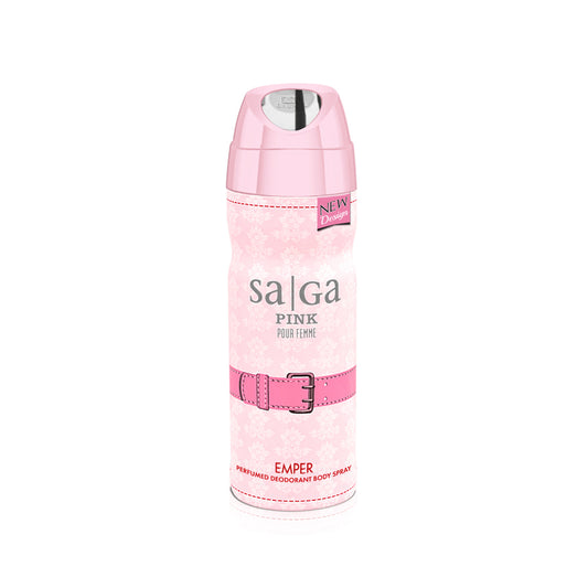 SAGA Pink Pour Femme Body Spray for Women - 200 ML