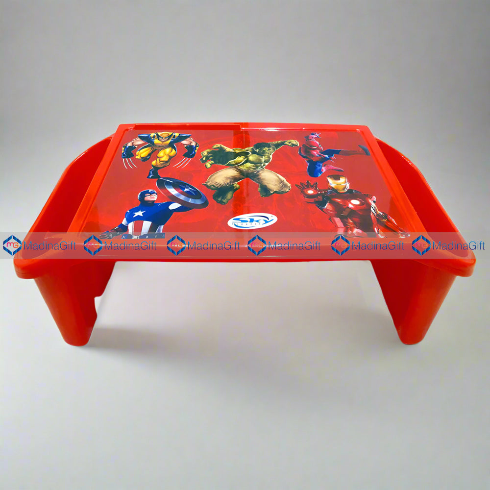 Sky Plastic Multipurpose Red Table Avengers Cartoon Madina Gift