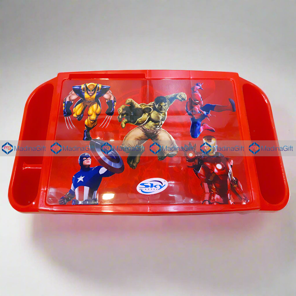 Sky Plastic Multipurpose Red Table Avengers Cartoon Madina Gift