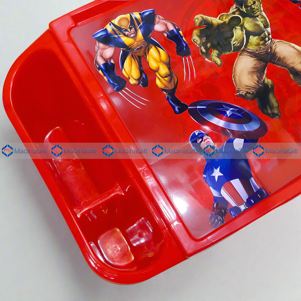 Sky Plastic Multipurpose Red Table Avengers Cartoon Madina Gift