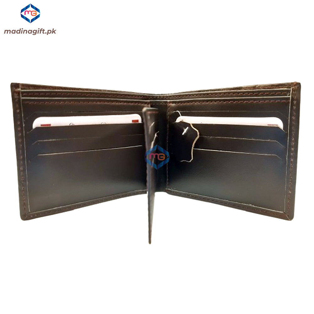 Genuine Leather Coffee Wallet for Men - Madina Gift