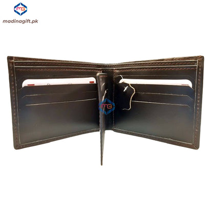 Genuine Leather Coffee Wallet for Men - Madina Gift