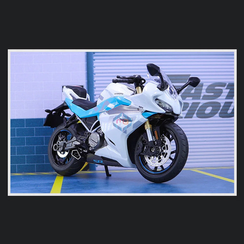 Die Cast Motorcycle 250SR Model 1:12 Scale - M12-10B - Madina Gift