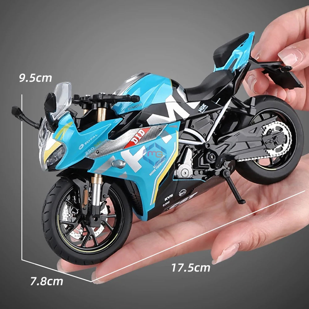 Die Cast Motorcycle 250SR Model 1:12 Scale - M12-10B - Madina Gift