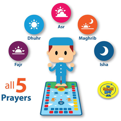My Salah Educational Prayer Mat - 555A - Madina Gift