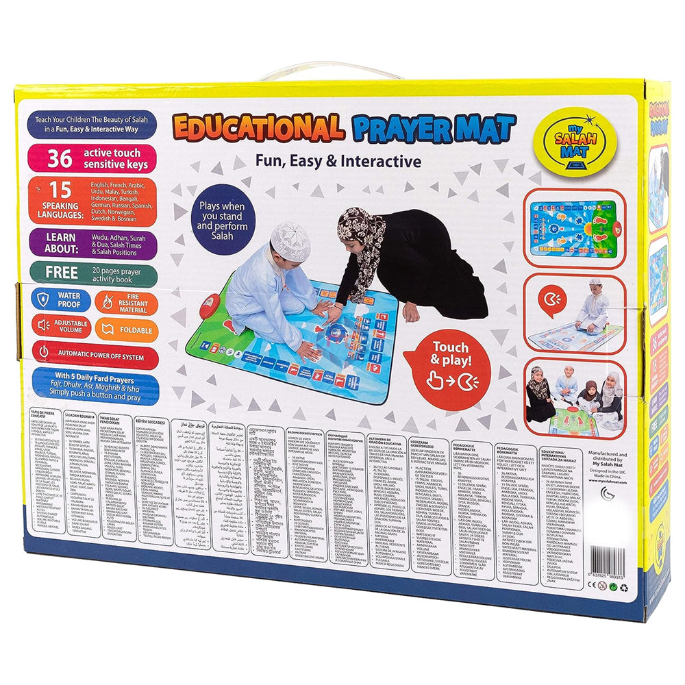 My Salah Educational Prayer Mat - 555A - Madina Gift