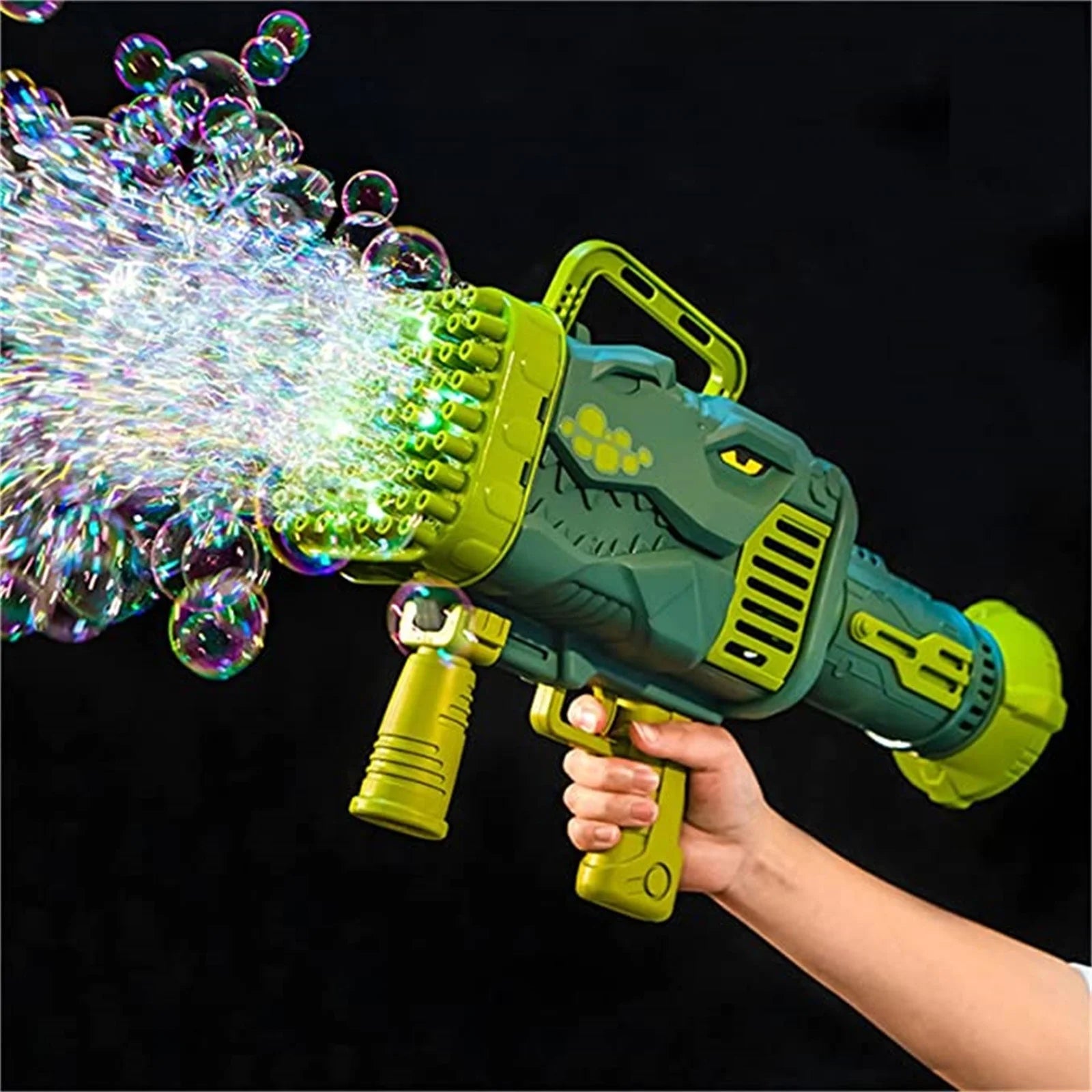 32 Holes Dinosaur Bubble Machine Gun - 1919 - Madina Gift