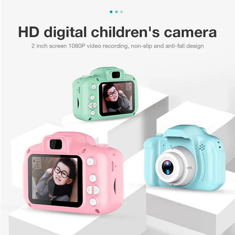 Kids Digital Camera 2.0 Inch Screen 1080P Video Recorder Camcorder & Language Switching For Children, Madina Gift