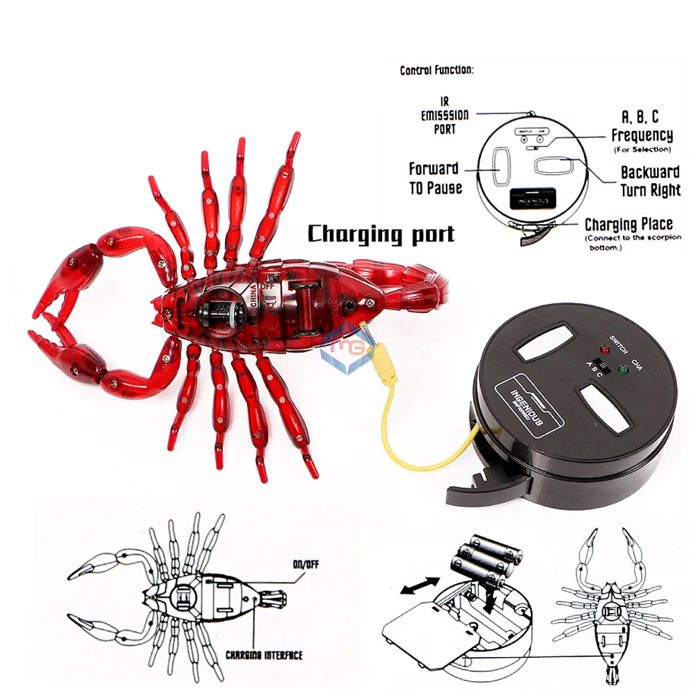 Infrared Radio Control Scorpion Simulation Toy - 9992 - Madina Gift