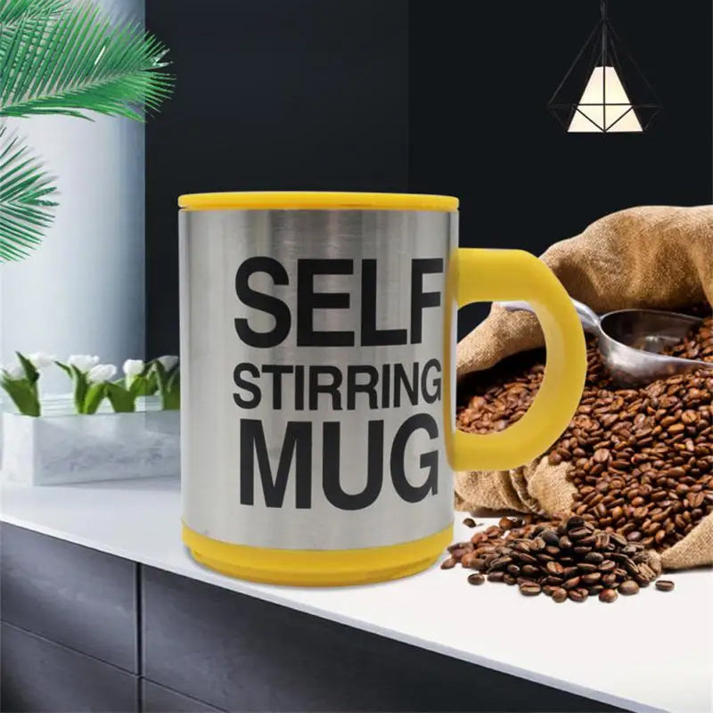 Automatic Self Stirring Coffee Mug - Madina Gift - www.madinagift.pk