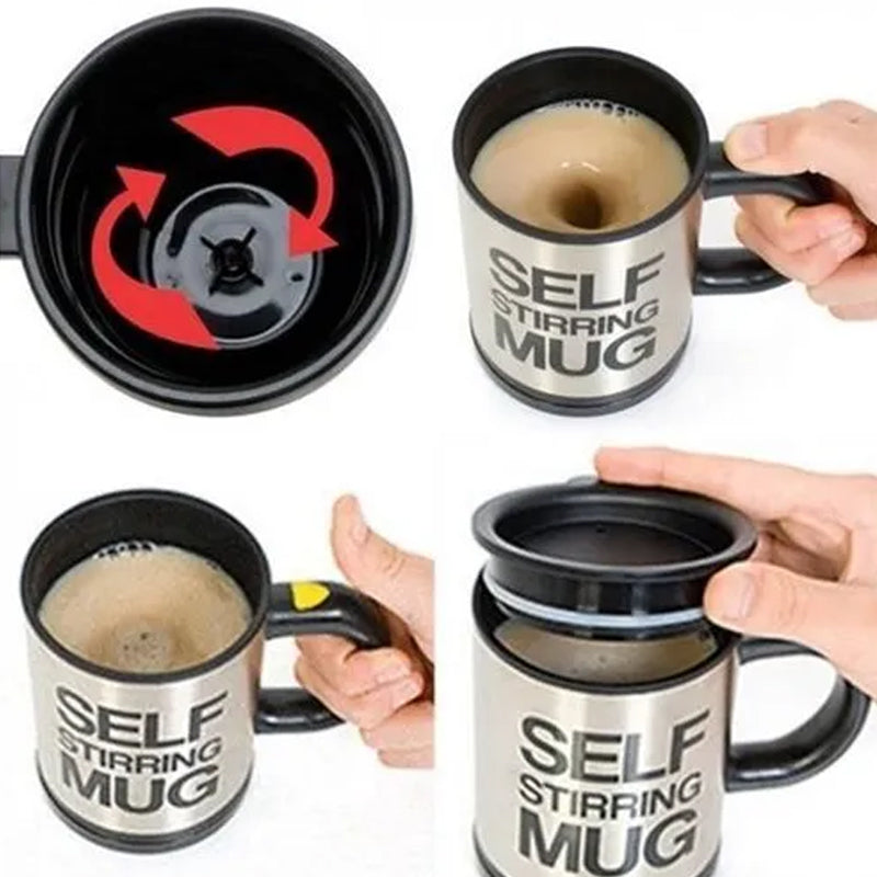 Automatic Self Stirring Coffee Mug - Madina Gift - www.madinagift.pk