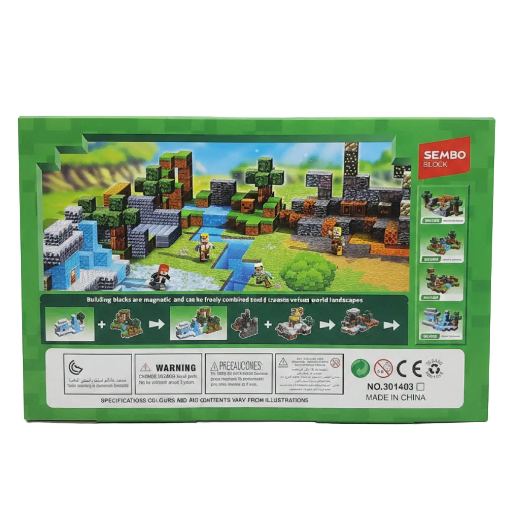 Sembo 301403 Block Pixel World Cold Winter Magnetic Building Set 90 Pcs Online in Pakistan Madina Gift 