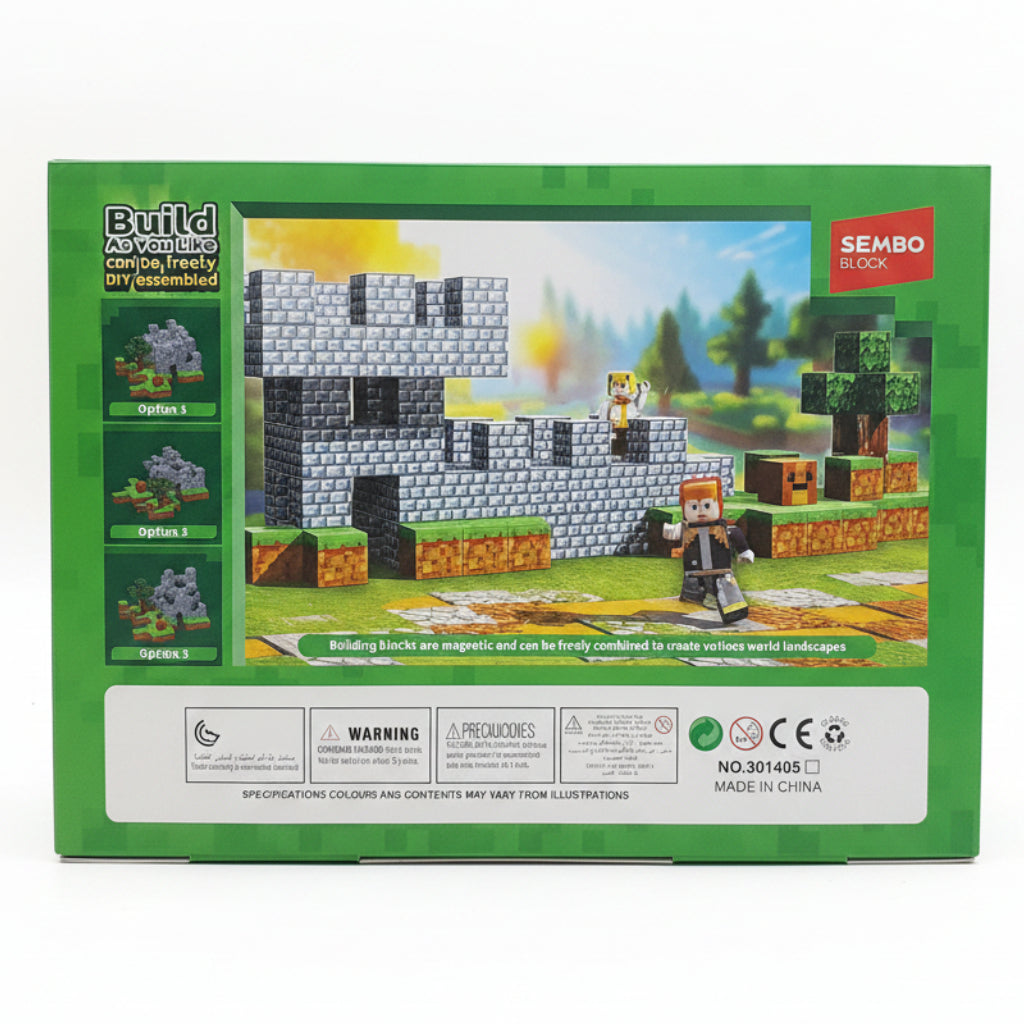 Sembo 301405 Block Pixel World Cold Winter Magnetic Building Set 140 Pcs Online in Pakistan Madina Gift 