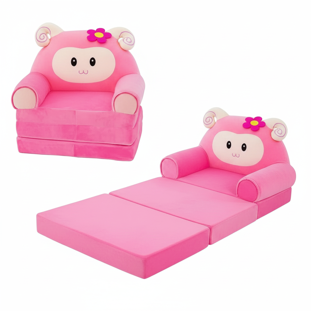 Sheep Plush Baby Sofa Cum Bed For Kids Online in Karachi Pakistan Madina Gift