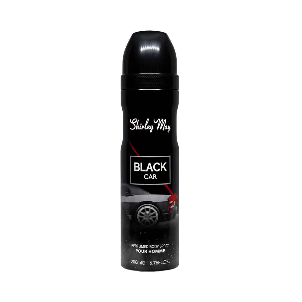 Shirley May Black Car 200 ML Deodorant Body Spray For Men Online in Karachi Pakistan Madina Gift