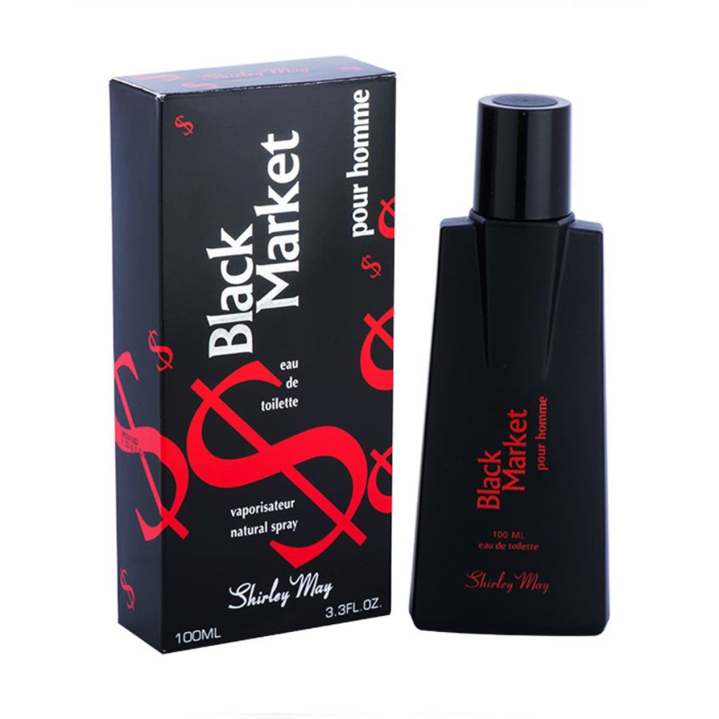Shirley May Black Market 100 ML Perfume For Man Online in Karachi Pakistan madinagift.pk
