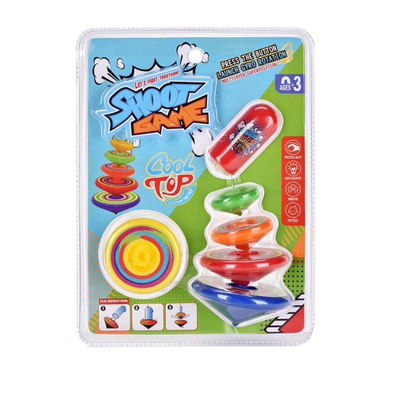 Shoot Game Multi-Layered Spinning Gyro Top Online in Karachi Pakistan Madina Gift