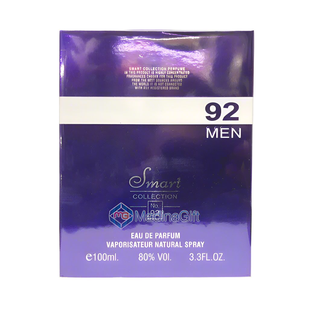Smart Collection Perfume 92 For Men
Original Smart Collection Perfume
Long-Lasting Fragrance
100% Original Quality
Net Volume: 100 ML