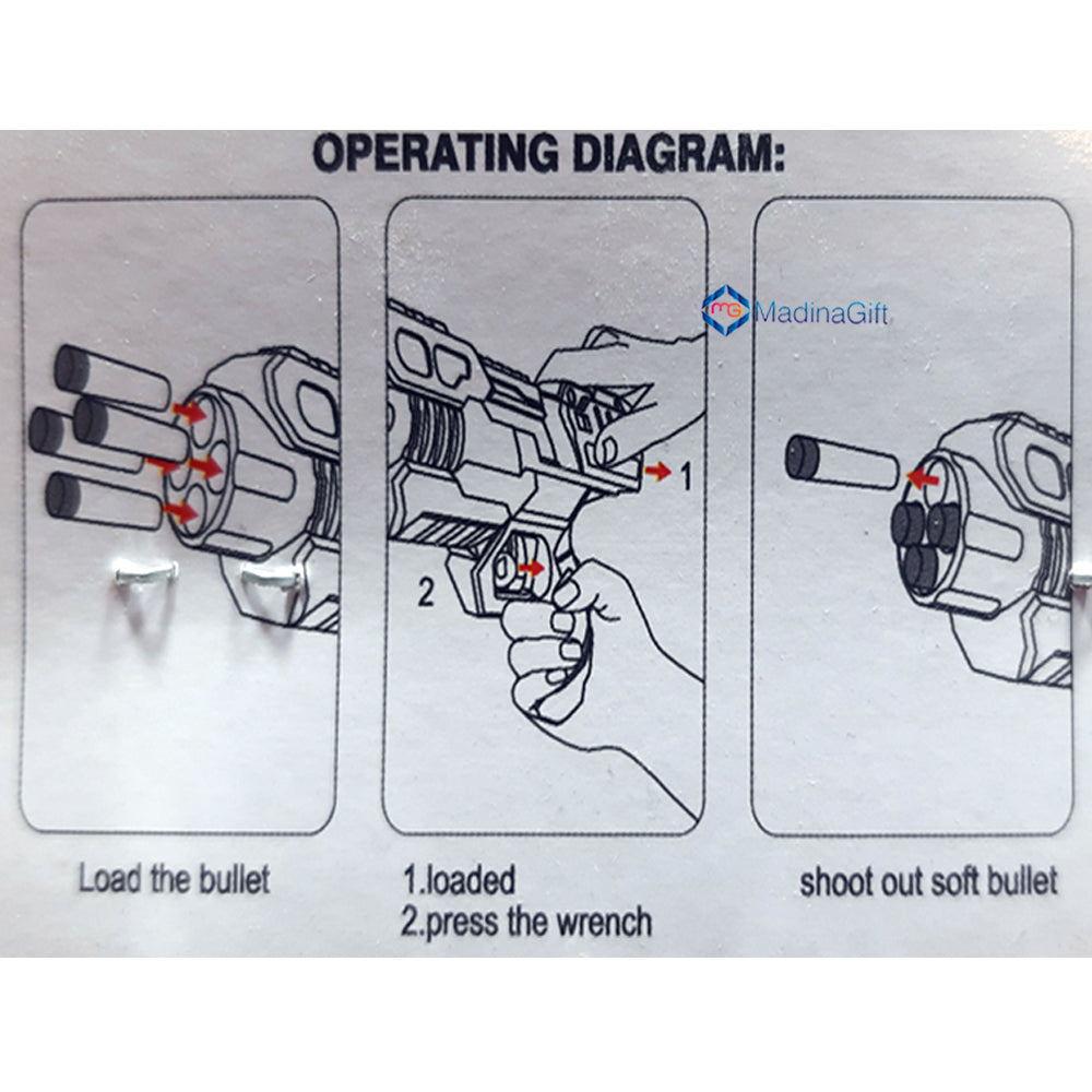 Soft Bullet Gun - Shooting Range 15 Meter Plus
