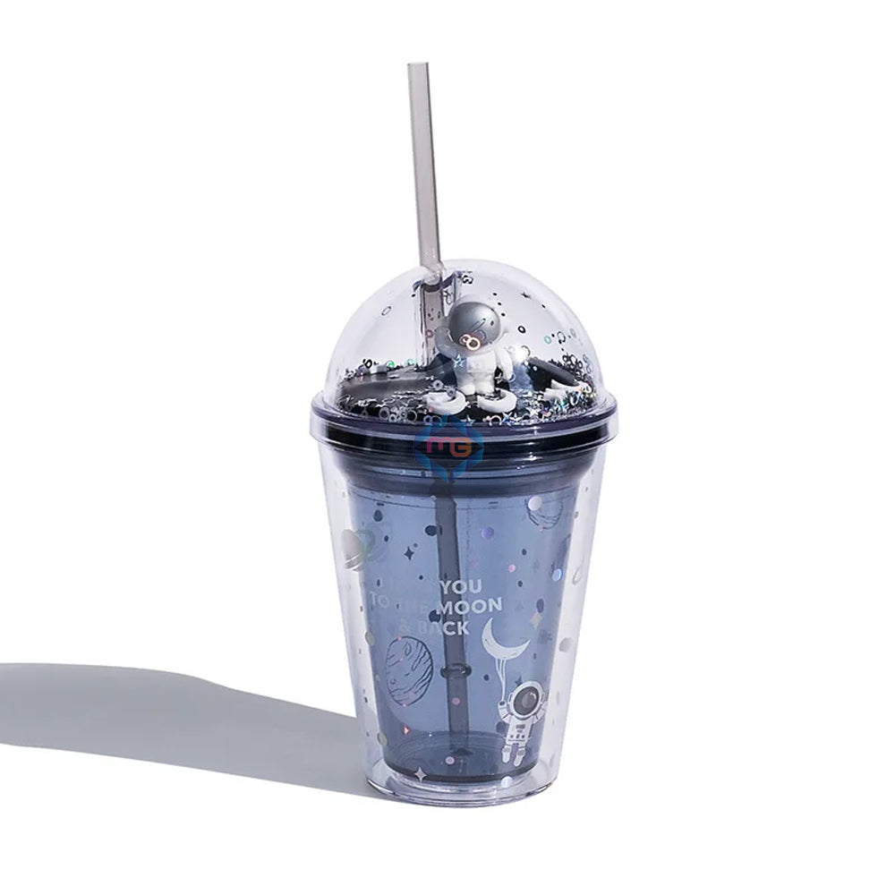 Cute Astronaut Galaxy Sippers - 380 ML - Madina Gift