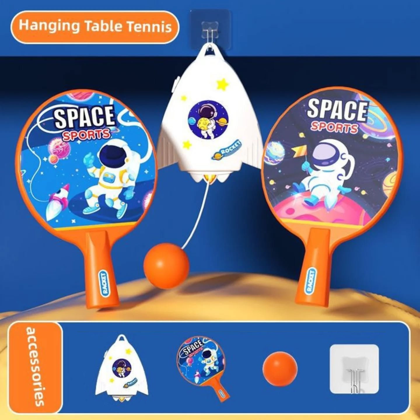 Space Travel Hanging Table Tennis Indoor Play Set 818-1 Madina Gift