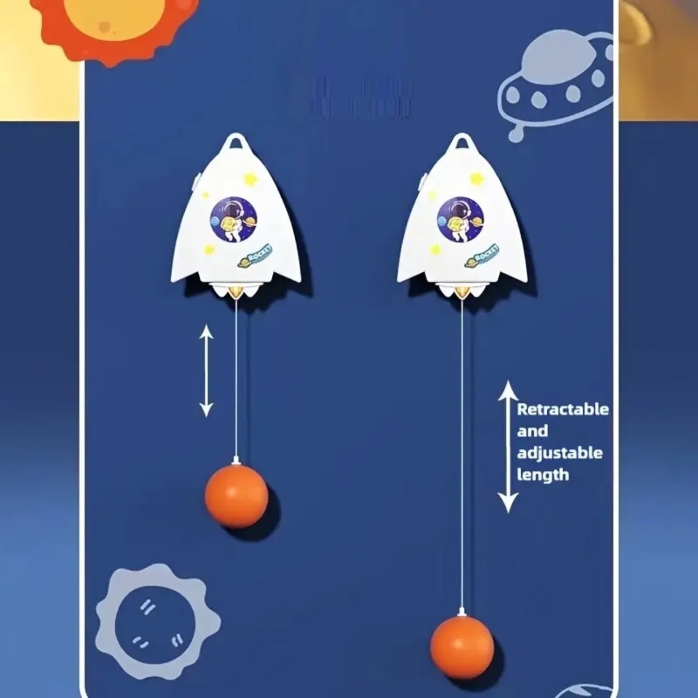 Space Travel Hanging Table Tennis Indoor Play Set 818-1 Madina Gift