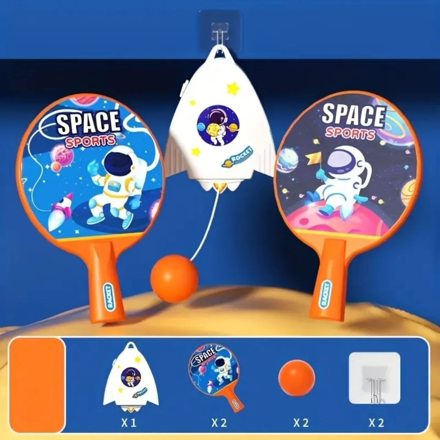 Space Travel Hanging Table Tennis Indoor Play Set 818-1 Madina Gift